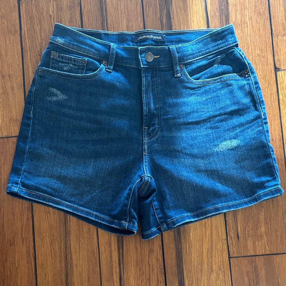 Calvin Klein Deep Blue Denim Shorts